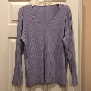 Vintage Alfani silk blend, long-sleeved sweater top.